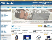 Tablet Screenshot of cpap-supply.com